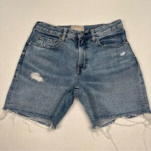 Everlane The Denim Short Women’s 26 100% Organic Cotton Distressed Jean Cutoffs